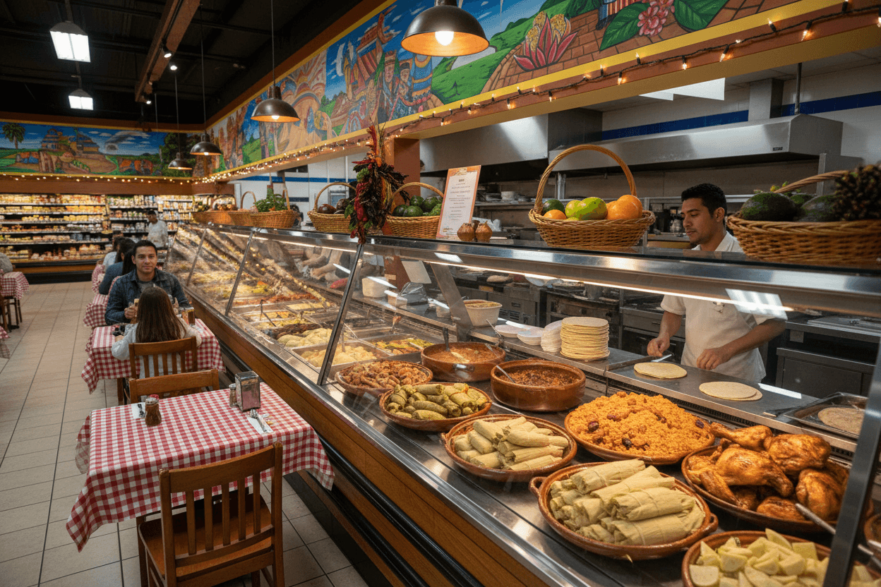 Restaurant department at Mi Pueblo Market
